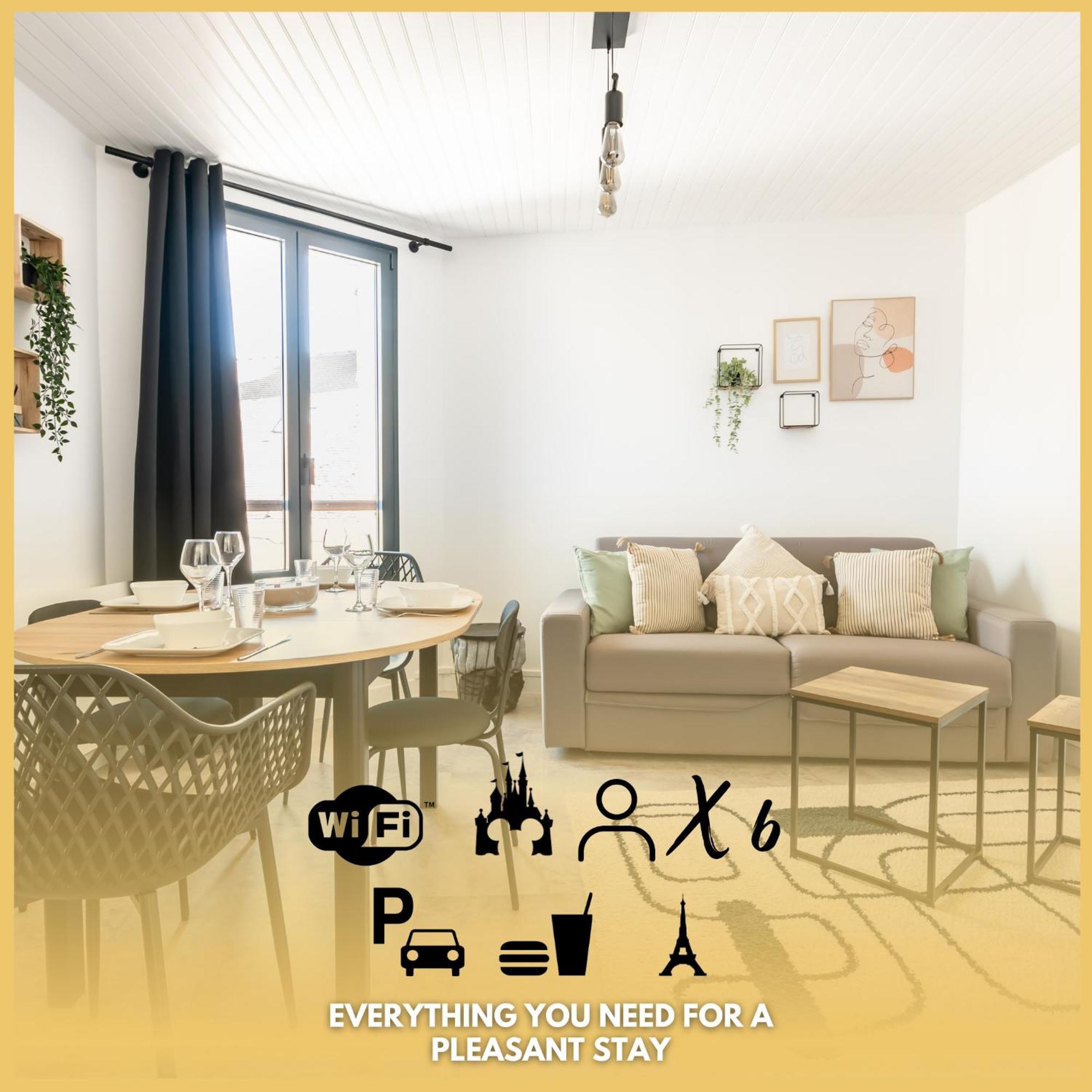 Le 27 - Appartement Cosy - Disney 15Min Crecy-la-Chapelle Ngoại thất bức ảnh